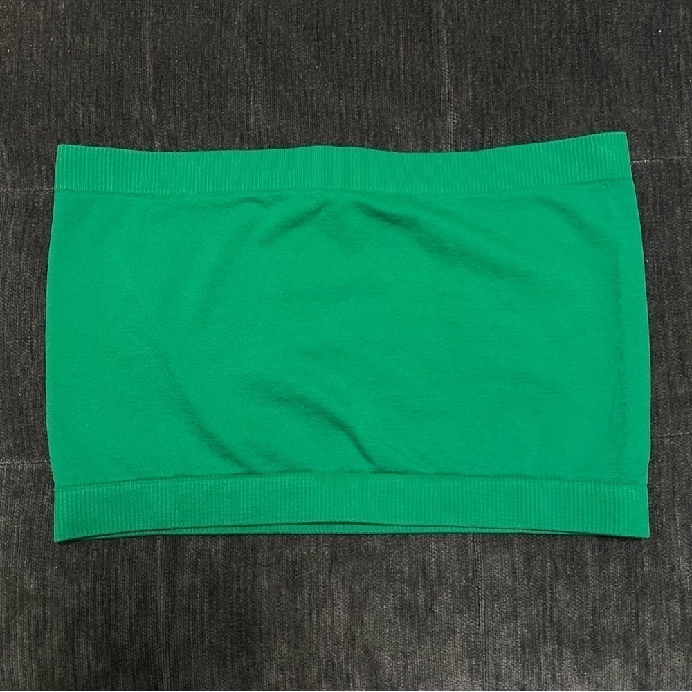 New Mix Kelly Green Bandeau Top - One Size